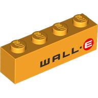 Brick 1 x 4 with 'WALL.E' print (3010pr0086)