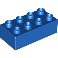 Duplo Brick 2 x 4 with 'LIFT' and Red Up Arrow Print (3011pr0016)