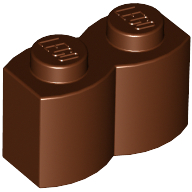 Brick Special 1 x 2 Palisade [aka Log] (30136)