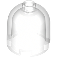 Brick Round 2 x 2 x 1 2/3 Dome Top, Blocked Open Stud (30151a)