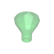Rock 1 x 1 Jewel / Gem 24 Facet (30153)