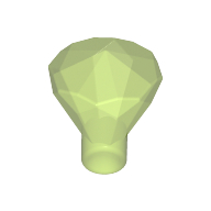 Rock 1 x 1 Jewel / Gem 24 Facet (30153)
