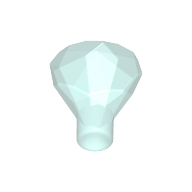 Rock 1 x 1 Jewel / Gem 24 Facet (30153)
