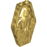 Sarcophagus Lid 2 x 4 x 6 with Mummy Relief [Plain] (30164)