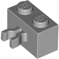 Brick Special 1 x 2 with Vertical Clip [Thick U Clip] (30237a)