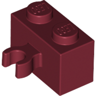 Brick Special 1 x 2 with Vertical Clip [Open O Clip] (30237b)