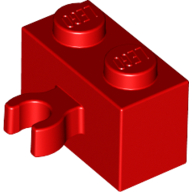 Brick Special 1 x 2 with Vertical Clip [Open O Clip] (30237b)