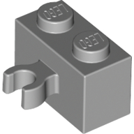 Brick Special 1 x 2 with Vertical Clip [Open O Clip] (30237b)