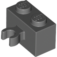 Brick Special 1 x 2 with Vertical Clip [Open O Clip] (30237b)