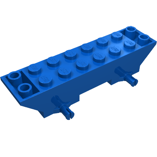Vehicle Base 2 x 8 x 1 1/3, Inverted Slope Double (30277)