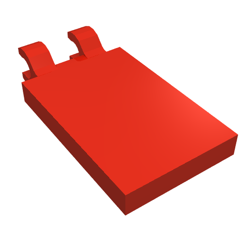 Tile Special 2 x 3 with 2 Clips [Thick Open O Clips] (30350b)