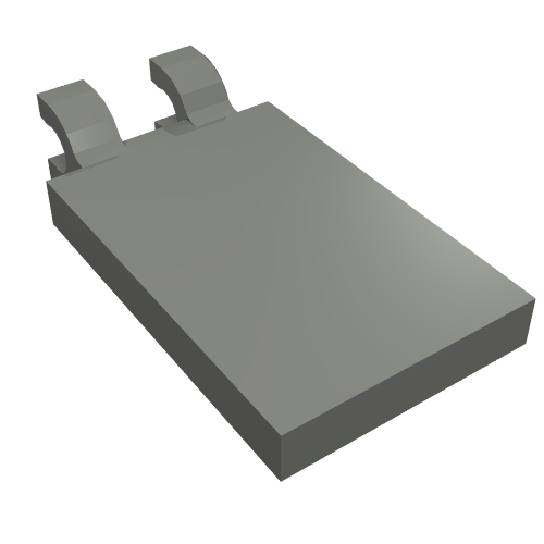 Tile Special 2 x 3 with 2 Clips [Thick U Clips] (30350c)