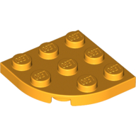 Plate Round Corner 3 x 3 (30357)