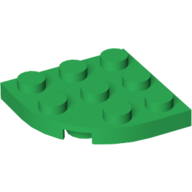 Plate Round Corner 3 x 3 (30357)