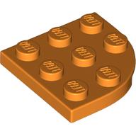 Plate Round Corner 3 x 3 (30357)