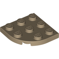 Plate Round Corner 3 x 3 (30357)