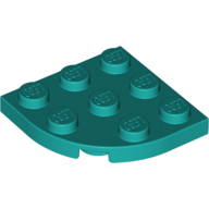 Plate Round Corner 3 x 3 (30357)