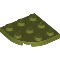 Plate Round Corner 3 x 3 (30357)