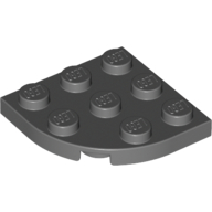 Plate Round Corner 3 x 3 (30357)