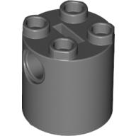 Brick Round 2 x 2 x 2 Robot Body, Axle Holder '+' Orientation (30361c)