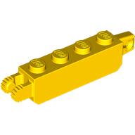 Hinge Brick 1 x 4 Locking with 1 Finger Vertical End and 2 Fingers Vertical End, 9 Teeth (30387)