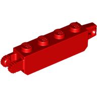 Hinge Brick 1 x 4 Locking with 1 Finger Vertical End and 2 Fingers Vertical End, 9 Teeth (30387)