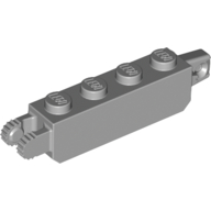 Hinge Brick 1 x 4 Locking with 1 Finger Vertical End and 2 Fingers Vertical End, 9 Teeth (30387)