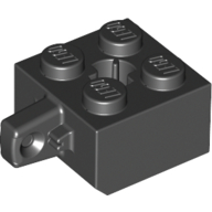Hinge Brick 2 x 2 Locking with 1 Finger Vertical and Axle Hole [X Opening] (30389c)