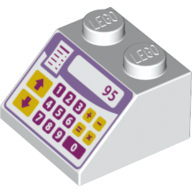Slope 45° 2 x 2 with Cash Register Print (3039pr0020)