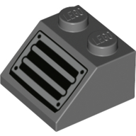 Slope 45° 2 x 2 with Vent/Grate Print (3039pr0030)