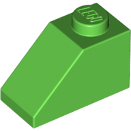 Slope 45° 2 x 1 with Bottom Pin (3040b)