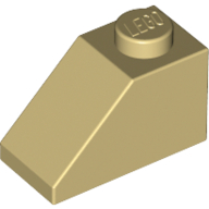 Slope 45° 2 x 1 with Bottom Pin (3040b)