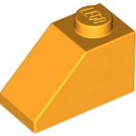 Slope 45° 2 x 1 with Bottom Pin (3040b)