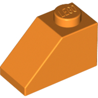Slope 45° 2 x 1 with Bottom Pin (3040b)