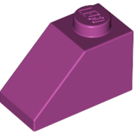 Slope 45° 2 x 1 with Bottom Pin (3040b)