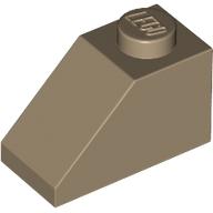 Slope 45° 2 x 1 with Bottom Pin (3040b)