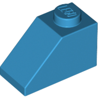 Slope 45° 2 x 1 with Bottom Pin (3040b)