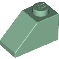 Slope 45° 2 x 1 with Bottom Pin (3040b)