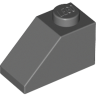 Slope 45° 2 x 1 with Bottom Pin (3040b)
