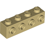 Brick Special 1 x 4 with 4 Studs on One Side (30414)