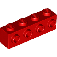 Brick Special 1 x 4 with 4 Studs on One Side (30414)