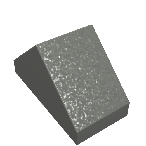 Slope 45° 2 x 1 Double with Ovoid Bottom Pin (3044b)