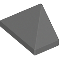 Slope 45° 2 x 1 Triple with Ovoid Bottom Pin (3048c)