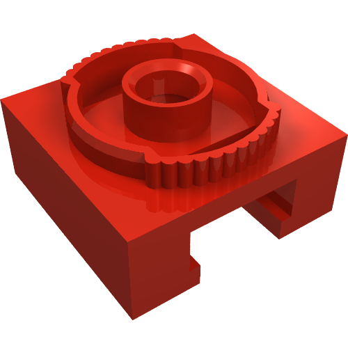 Turntable 4 x 4 Locking Grooved Base (30516)