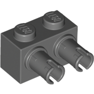 Brick Special 1 x 2 with 2 Pins, Round Pin Holes (30526)