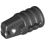 Hinge Cylinder 1 x 2 Locking with 1 Finger and Axle Hole On Ends (30552)