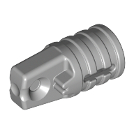 Hinge Cylinder 1 x 2 Locking with 1 Finger and Axle Hole On Ends (30552)