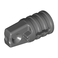 Hinge Cylinder 1 x 2 Locking with 1 Finger and Axle Hole On Ends (30552)