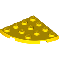 Plate Round Corner 4 x 4 (30565)