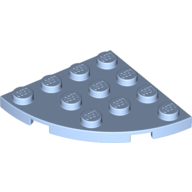 Plate Round Corner 4 x 4 (30565)